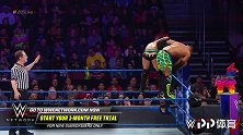 WWE轻量级205：被挑衅的现任冠军巴迪墨菲扔掉耳麦 加入混战
