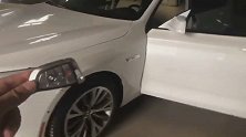 13款宝马GT550白色米内刀锋钥匙准新