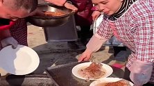 农村酒席：炖羊腿，出锅一看就上档次，好吃