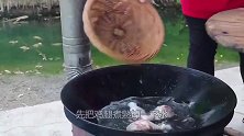 小妹做“怪味”棒棒鸡，1人吃3只，配一大碗米饭下肚，看着真香