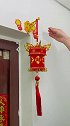 过年了，家里开始挂上灯笼，照亮门口，来年红红火火上热门 灯笼