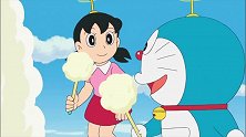 大雄静香一行人吃着“云朵”不亦乐乎