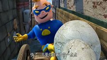 猪猪侠：波比一被夸，立马有劲了，拉着车就往上坡上冲！