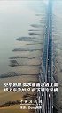 清明假期，钱塘江退潮后浮现“潮汐树”景观