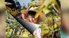 霍思燕嗯哼漫步梨花中阳光明媚春意盎然