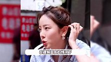 37岁李思思桂林吃米粉，额头闷痘眼纹抢镜，打扮少女感满满没架子