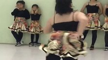 拉丁舞小胖妞舞蹈展示，努力的样子真美！