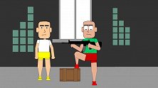 吃鸡游戏小动画：足智多谋徒手解决持枪敌人，奈何老天也看不下去