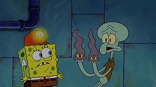 海绵宝宝：海绵宝宝找保险箱，章鱼哥却被水蛭咬了