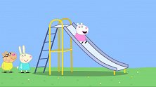 小猪佩奇：理查德真是不懂事，玩游戏不排队，还被猪爷爷惯着！