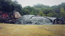 探秘世界最大室外卧佛，隐藏在福建深山里，你只有它脚指头大小