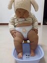 还不到一岁，就这么胖了，我是不是要进行食量控制了！