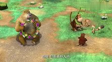 熊出没：强哥练成双截棍，熊二却当它是香肠，这话没毛病