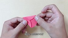 中秋国庆古风灯笼折纸，做法简单是易学，小朋友的手工作业