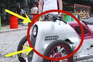 老外改装倒三轮，从110年前老爷车上获灵感，混搭效果还不错！