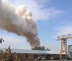 吉林珲春一污水处理厂突发爆炸 现场砰砰声不断 浓烟数十米高