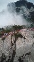 航拍奇险天下第一山