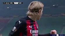 预定本周五佳！海于格左路内切练过4人破门 米兰3-2反超比分