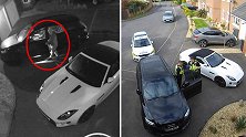 英国一名窃贼撬车门行窃后在车内睡着 第二天早上被警察叫醒