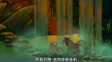 狮子王：辛巴再遇娜娜，认清身份后坠入爱河，野猪彭彭都感动哭了