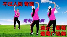 简单好看的广场舞《不过人间》两面跳 跟着我的背面学起来吧