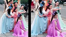 素人扮七仙女，看造型和摆拍后，网友：我以为是西游记里的蜘蛛精