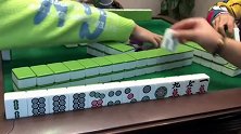 四川麻将：起手八张筒子，牌局太给力，清一色不是没可能！