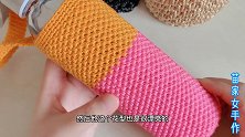 两分钟学会一款超实用又简单的针法，可钩各种漂亮的织物