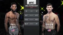 UFC on ESPN28期：菲利普-罗威VS奥里恩-科斯