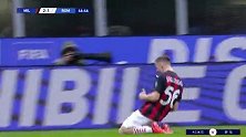 第47分钟AC米兰球员塞伦梅克进球 AC米兰2-1罗马