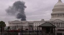 美国：华盛顿一建筑起火，政府警告近日或出现暴力