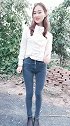 淑女风高领白色衬衫，休闲俊俏！