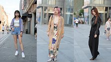 武汉美女街拍，第二位小姐姐的头发颜色好大胆！你敢尝试吗？