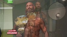 WWE-18年-NXT新科冠军钱帕拍摄冠军定妆照-花絮