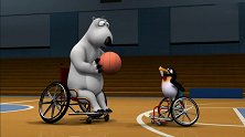 倒霉熊：轮椅篮球赛，变成熊鹅抢轮大赛