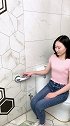 强力吸盘把手，家里有孕妇老人的要备上哦，可吸墙面、瓷砖、玻璃等，承重效果杠杠的。