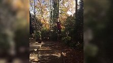 户外运动花式摔跤合集！摩托车飞跃火车道重摔太疼