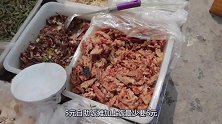 在工地花2元吃了个饱饭，油煎包1元1个，糊豆稀饭免费无限喝