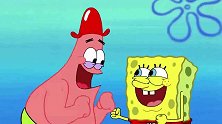 海绵宝宝：海绵和派大星追海浪，被海浪席卷，却有意外惊喜