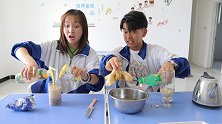 喝饮料考试，学渣失误做出生姜味雪碧，老师竟连喝两大杯！