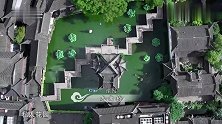 航拍上海豫园，一座拥有七百年历史的古代园林