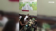 网友曝今早北京某包子铺里 惊现绿军球员海沃德携家人吃早餐