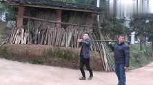 四哥4兄弟齐聚一堂，10斤重牛尾巴下锅炖，整条摆上桌吃爽了