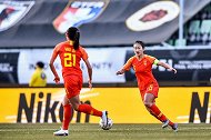东亚杯-吴海燕头球破门王霜助攻 中国台北女足0-1中国女足