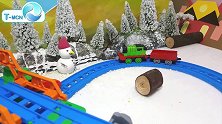 淼淼玩具车第八十六集托马斯HOHO雪人下