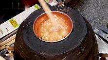 韩国街头的爆款小吃：卡通印章糖！还能扣下来完整图案！好吃好玩