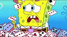 海绵宝宝：珊迪的纸牌塔被摧毁了