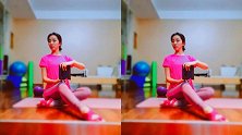 央视主持的自我修养！李思思勤健身管理身材很严格