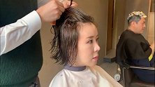 很减龄的“半盖耳”短发，时尚有气质，越来越多女性喜欢这样剪