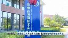 海南省深海技术实验室在三亚成立 推动海洋科技全面发展